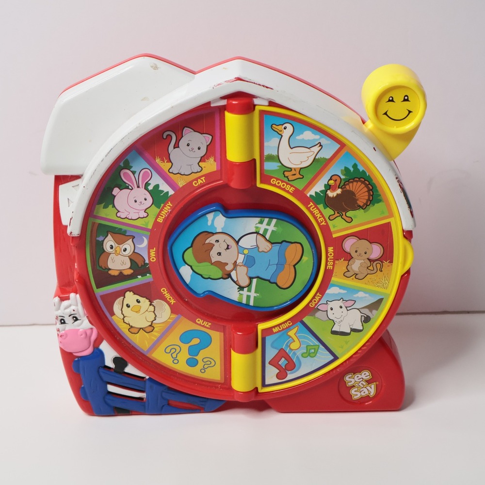 Mattel Fisher Price See n Say The Farmer Says Animal Sounds Toy B7593 2003 Works